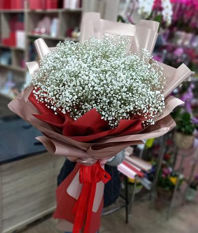 Букет цветов из: Гипсофила в Крупино