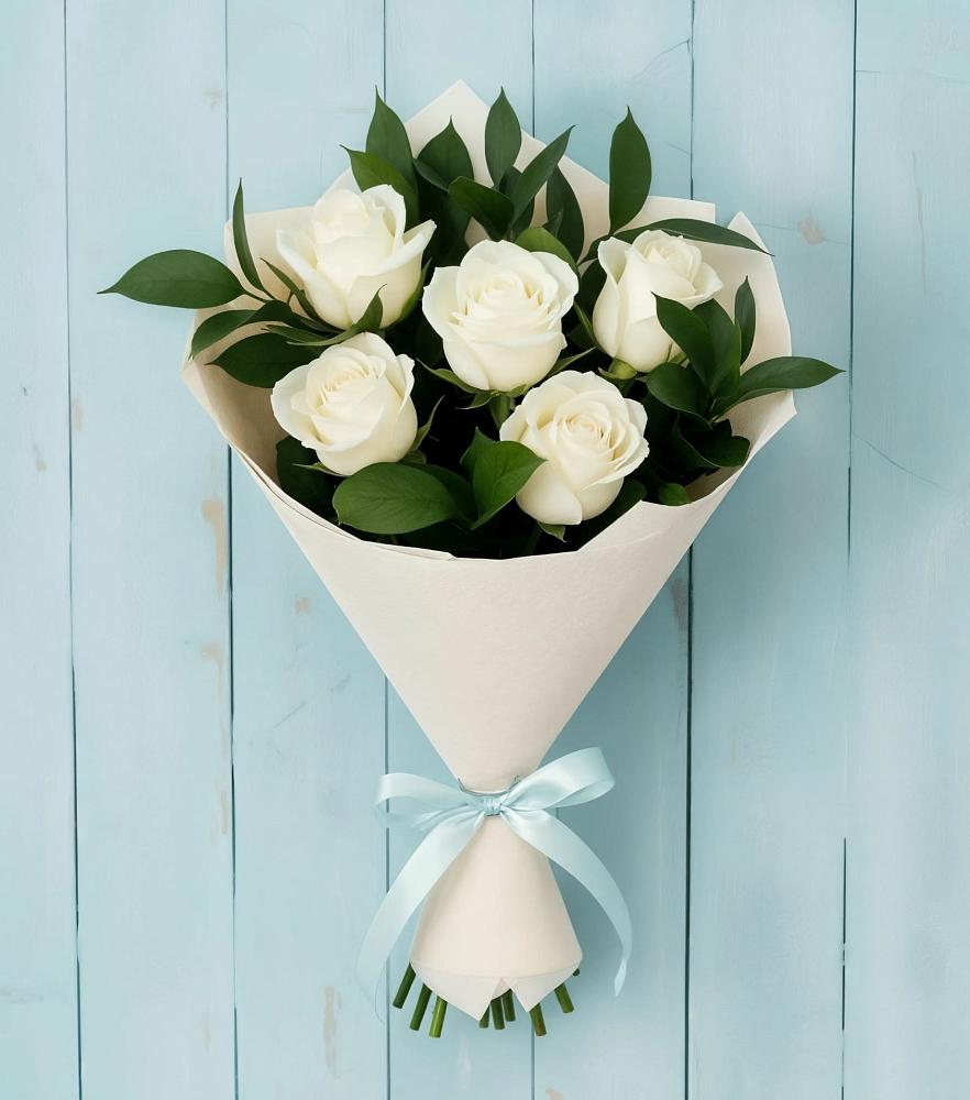 Букет цветов из: Розы в Крупино