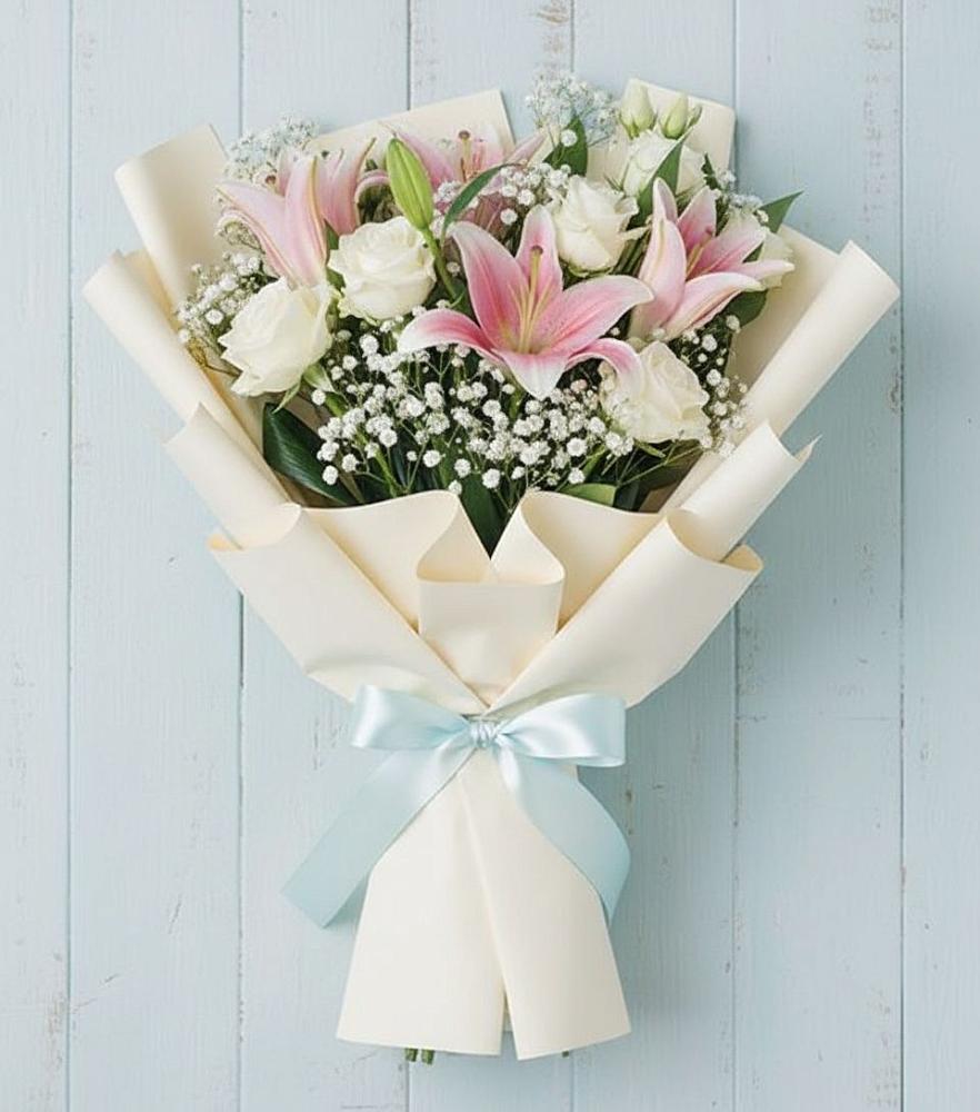 Букет цветов из: Лилии в Крупино