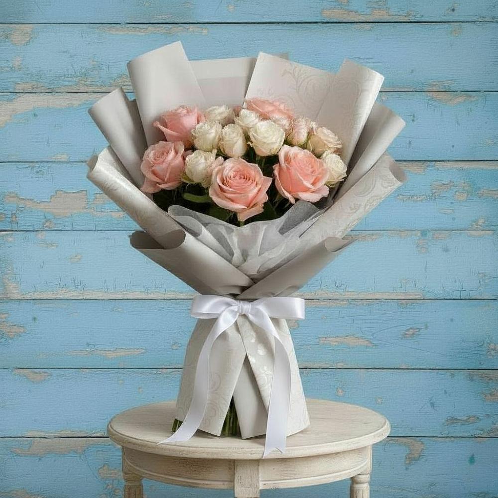 Букет цветов из: Розы в Крупино