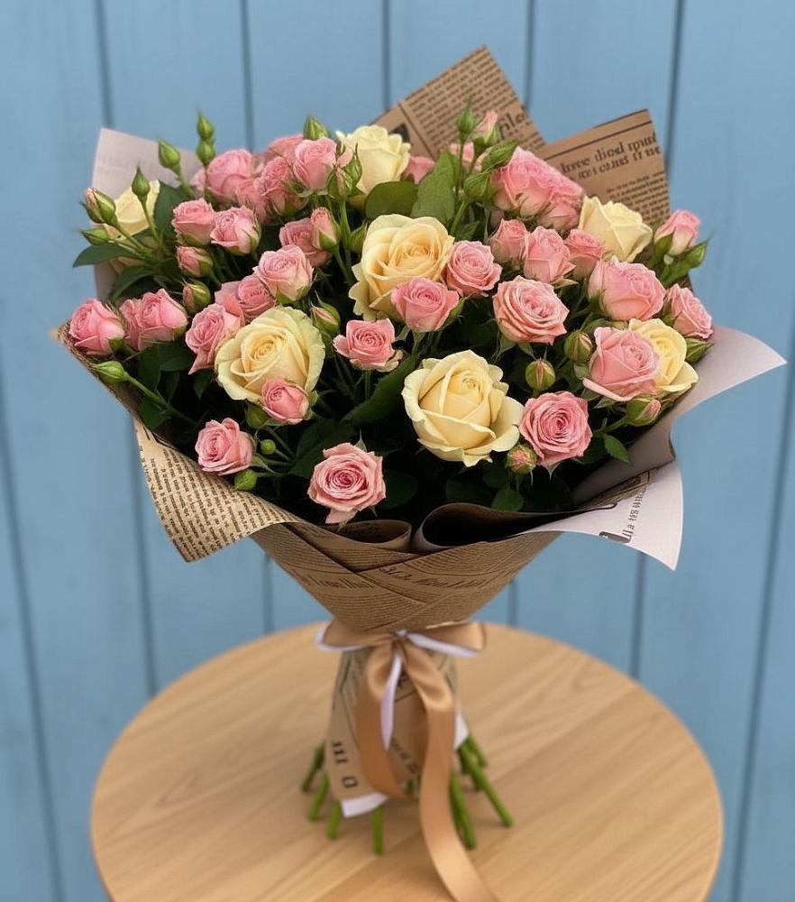 Букет цветов из: Розы в Крупино