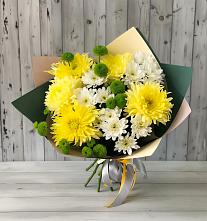 Букет цветов из:  Хризантемы в Крупино