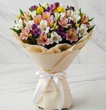 Букет цветов из:  Альстромерии #REPLACE_PRED# Крупино