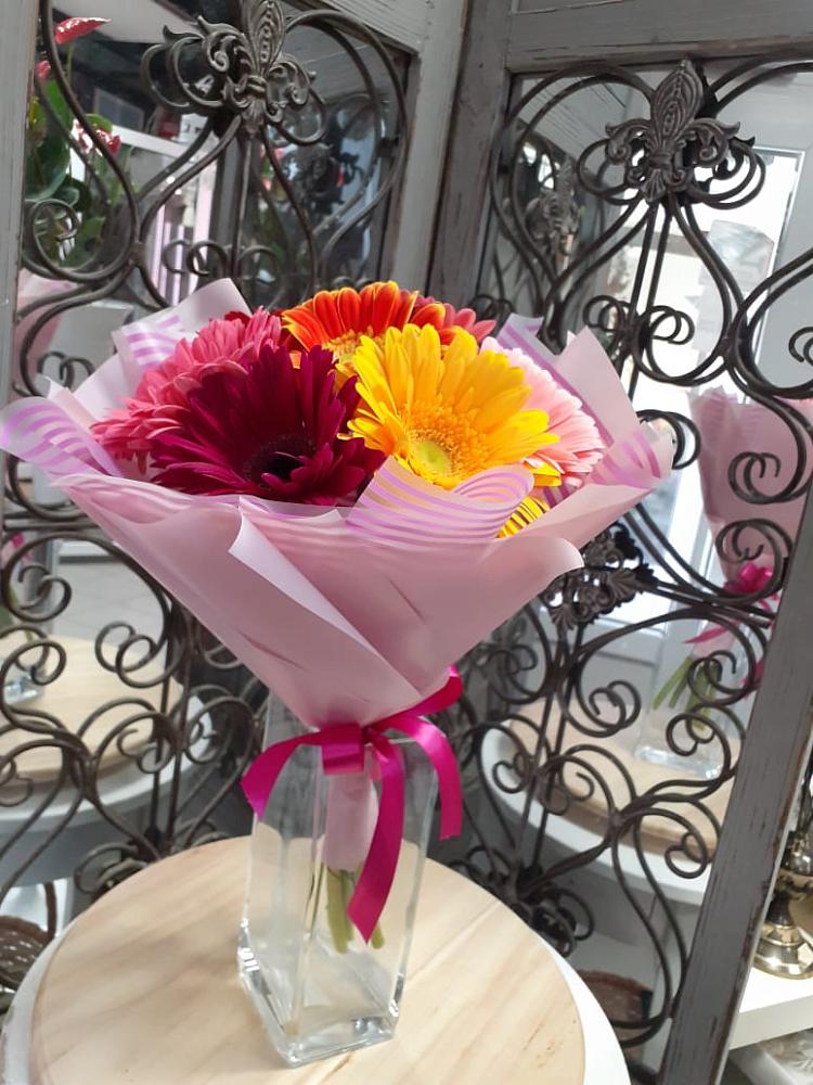 Букет цветов из: Герберы в Крупино