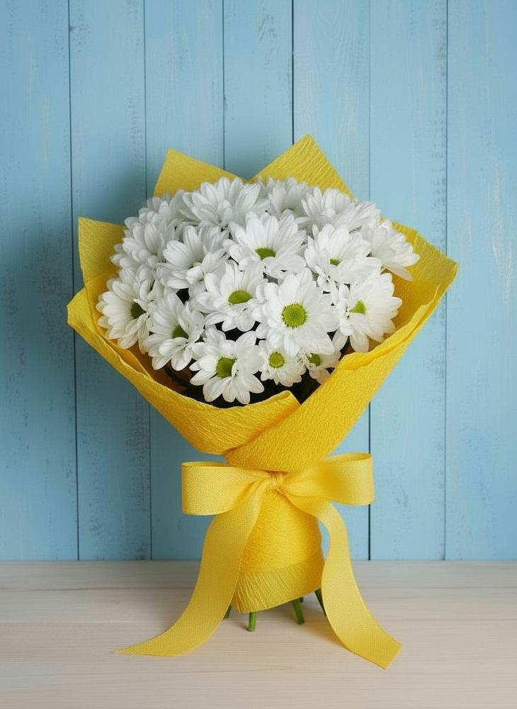 Букет цветов из: Хризантемы в Крупино