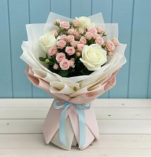 Букет цветов из:  Розы в Крупино