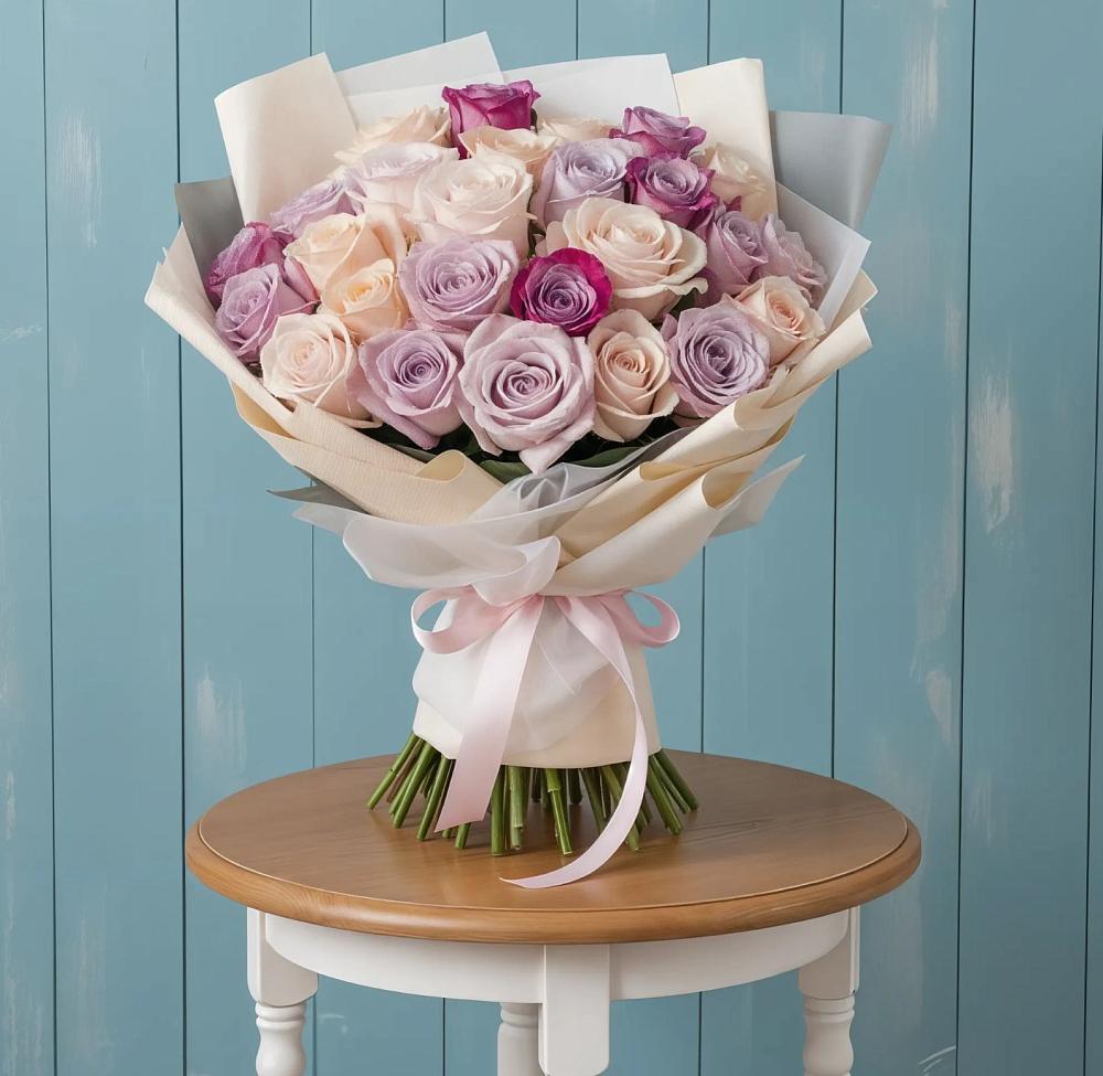 Букет цветов из: Розы в Крупино