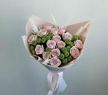 Букет цветов из:  Розы и Хризантемы в Крупино
