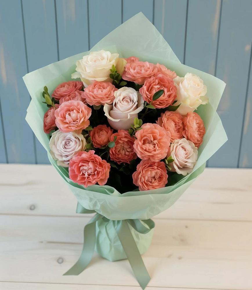 Букет цветов из: Розы в Крупино