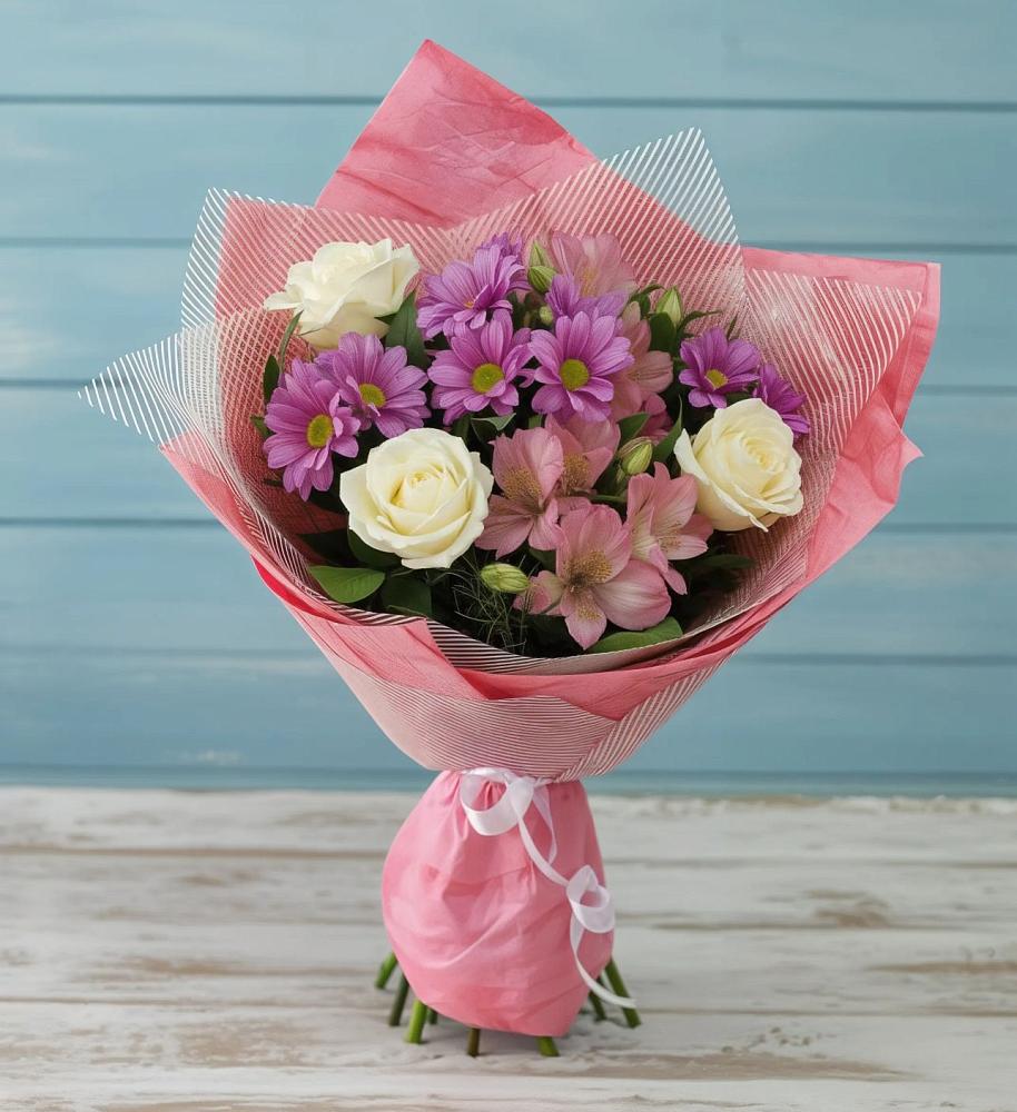 Букет цветов из: Герберы в Крупино