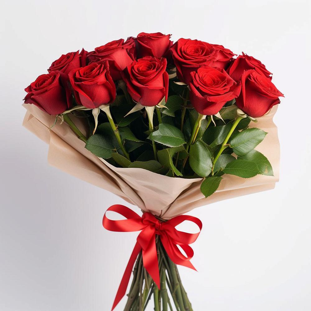 Букет 11 Красных роз Эдлесс Лав в Крупино